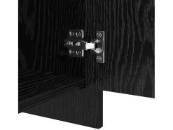 Tableros Lateral 2 piezas Roble negro 70 x 41 x 75 cm