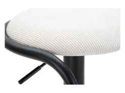 Taburete Alto VKH448, Blanco, 41x41x61 cm, Kendra Home