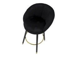 Taburete Alto VKH430, Negro, 55x56x104 cm, Kendra Home