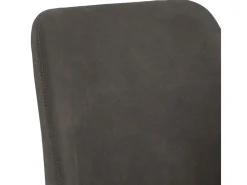 Taburete Avanja función giratoria y cartucho de gas color gris.