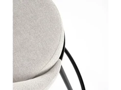 Taburete de bar Armand de tela beige