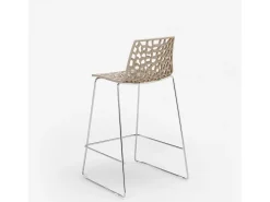 Taburete de bar de diseño Grand Soleil 64cm Mini Spider - Beige