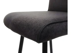 Taburete de bar giratorio MCW-H72, gris-marrón