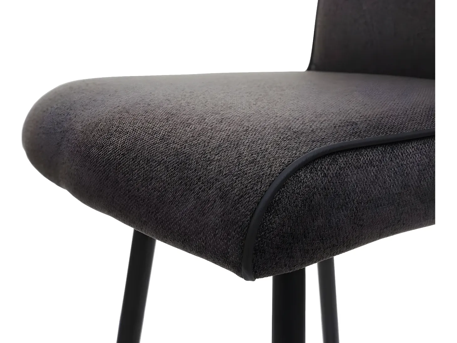 Taburete de bar giratorio MCW-H72, gris-marrón