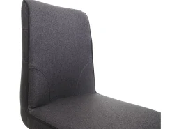 Taburete de bar giratorio MCW-H72, gris-marrón