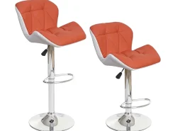 Taburete de bar MCW-A92, terracota