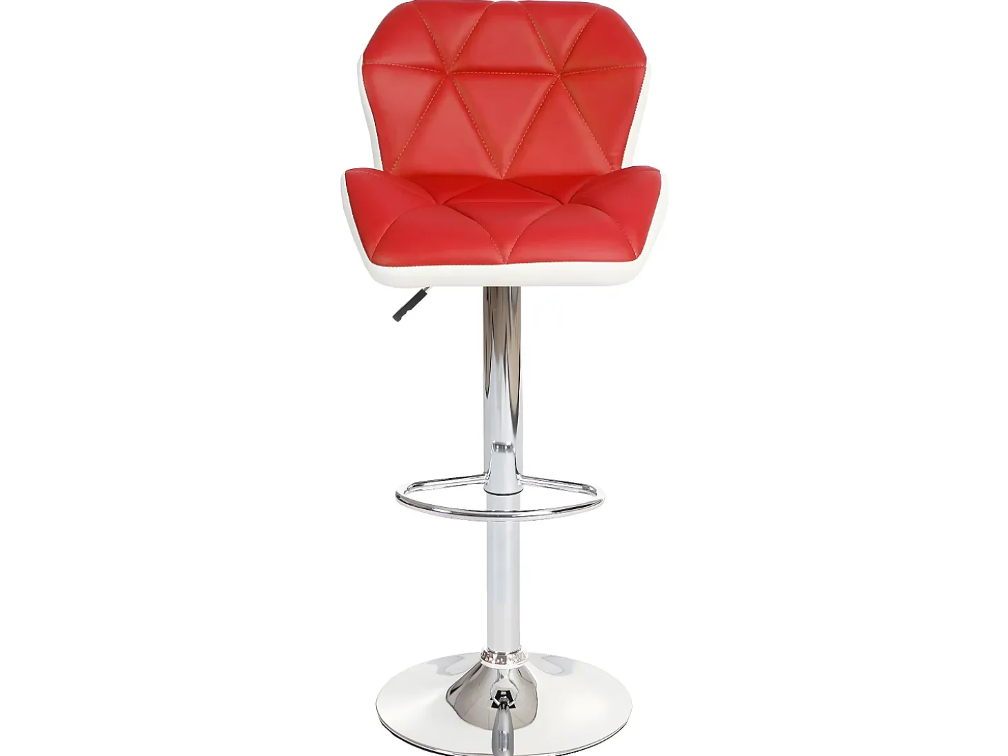 Taburete de bar MCW-A92 (set de 2), rojo