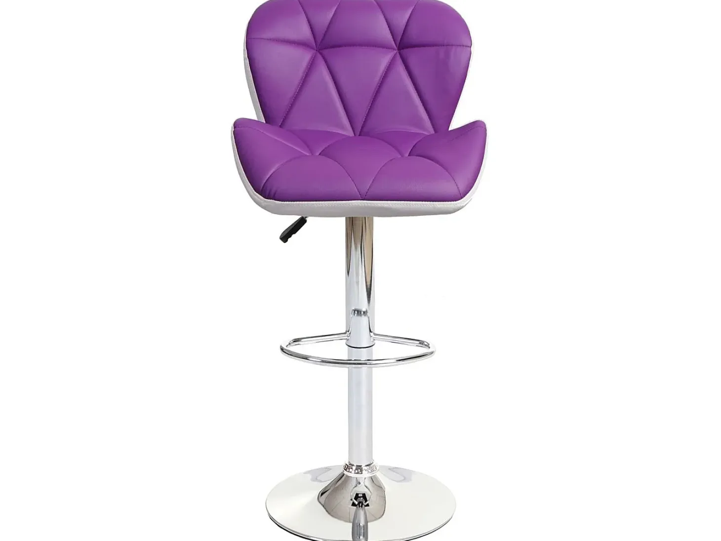 Taburete de bar MCW-A92 (set de 2), morado