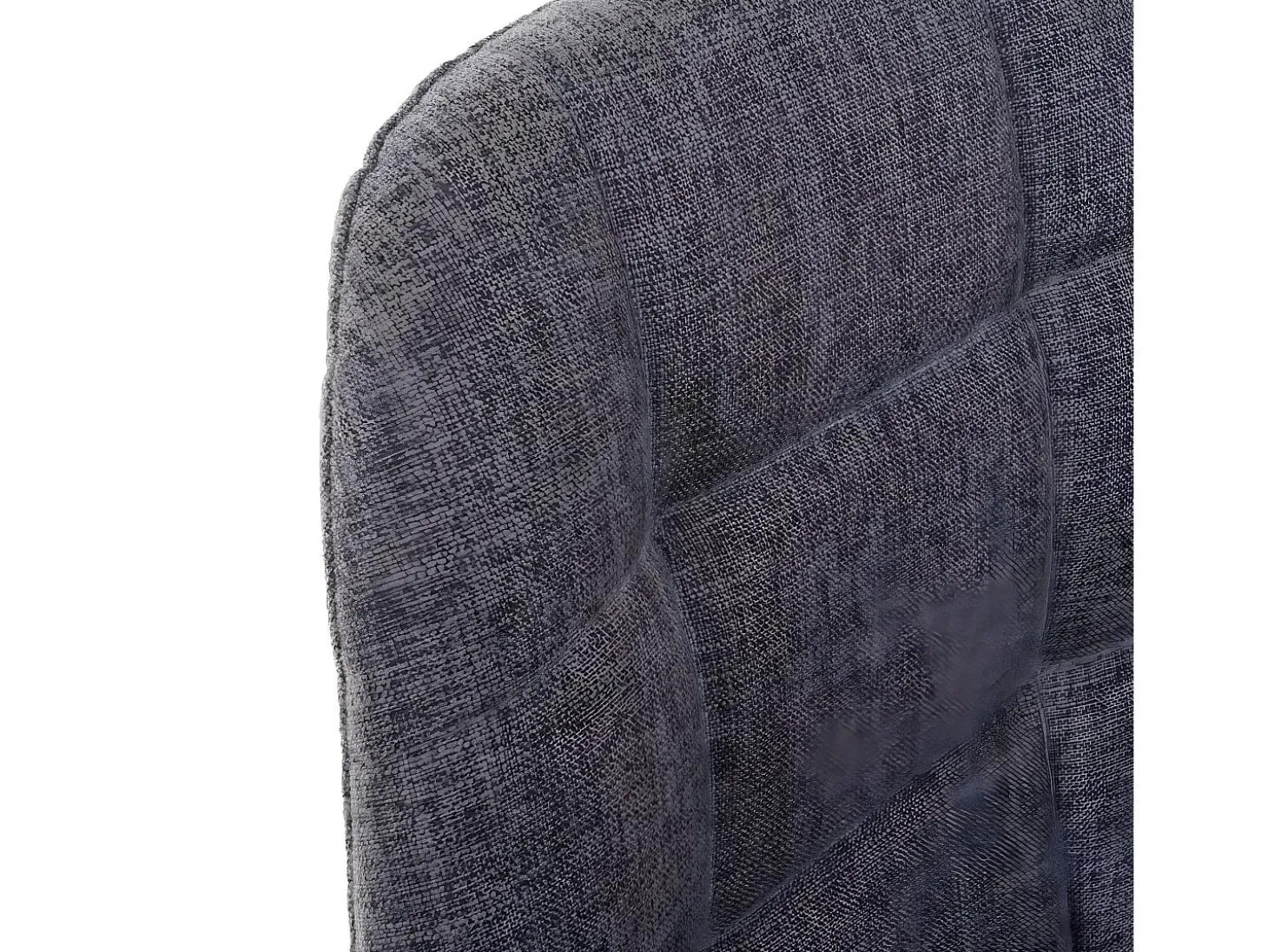 Taburete de bar MCW-A67 (set de 2), gris, textil