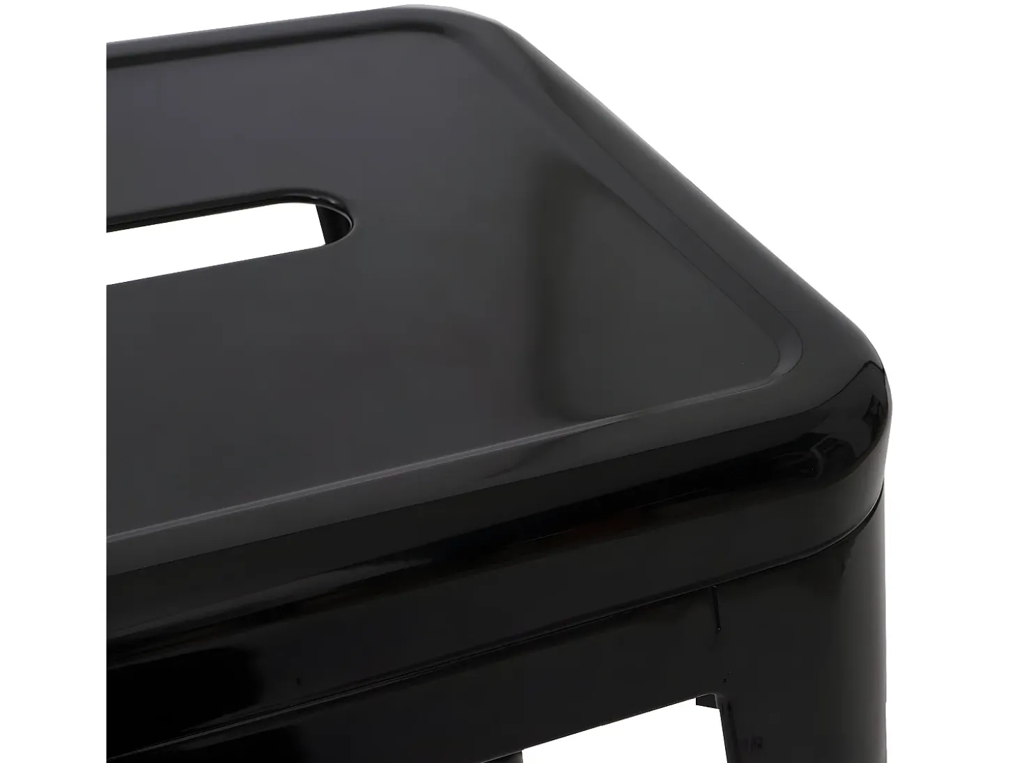 Taburete de bar MCW-A73 (set de 2), negro