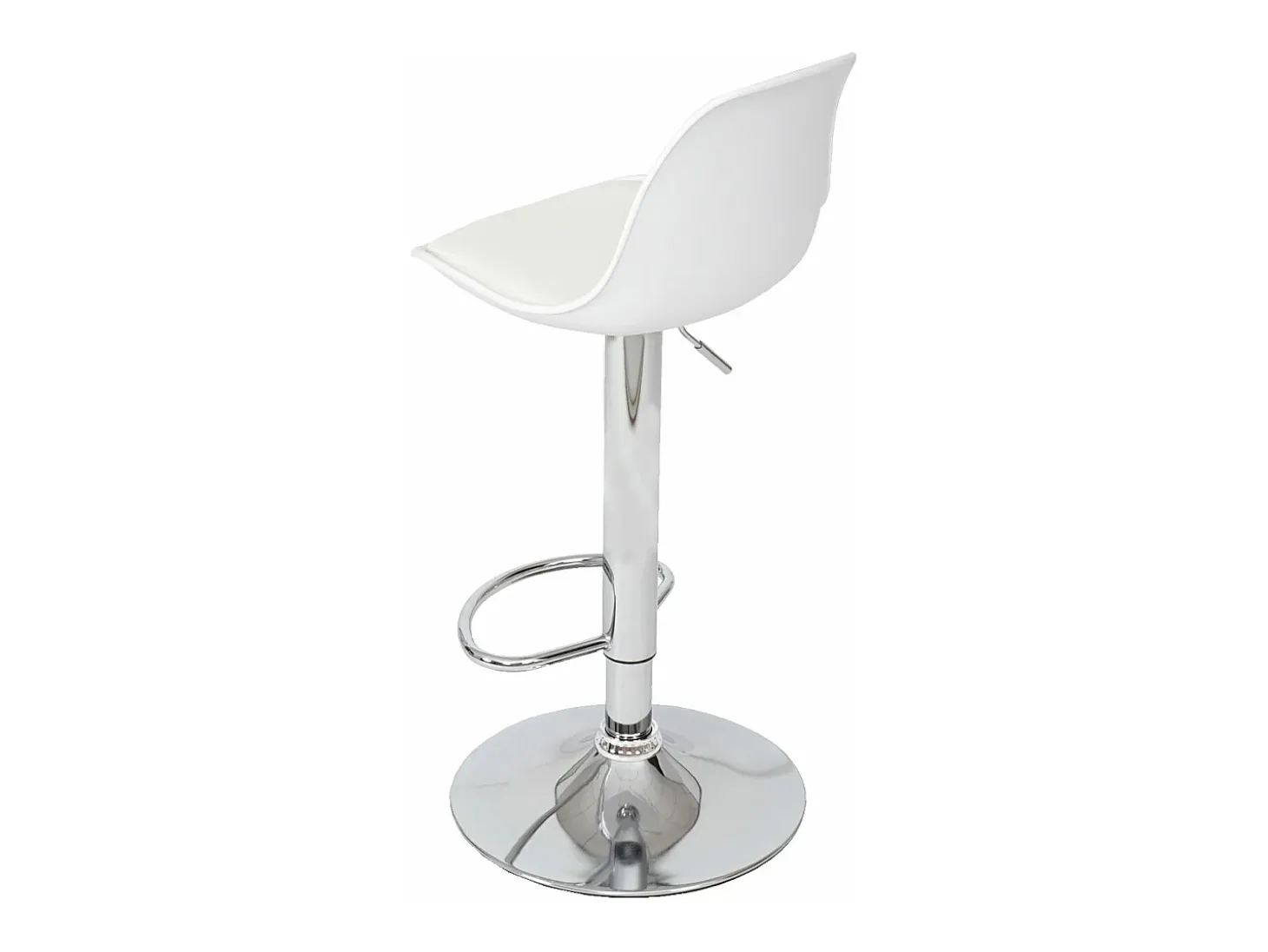 Taburete de bar MCW-B14 (juego de 2), blanco