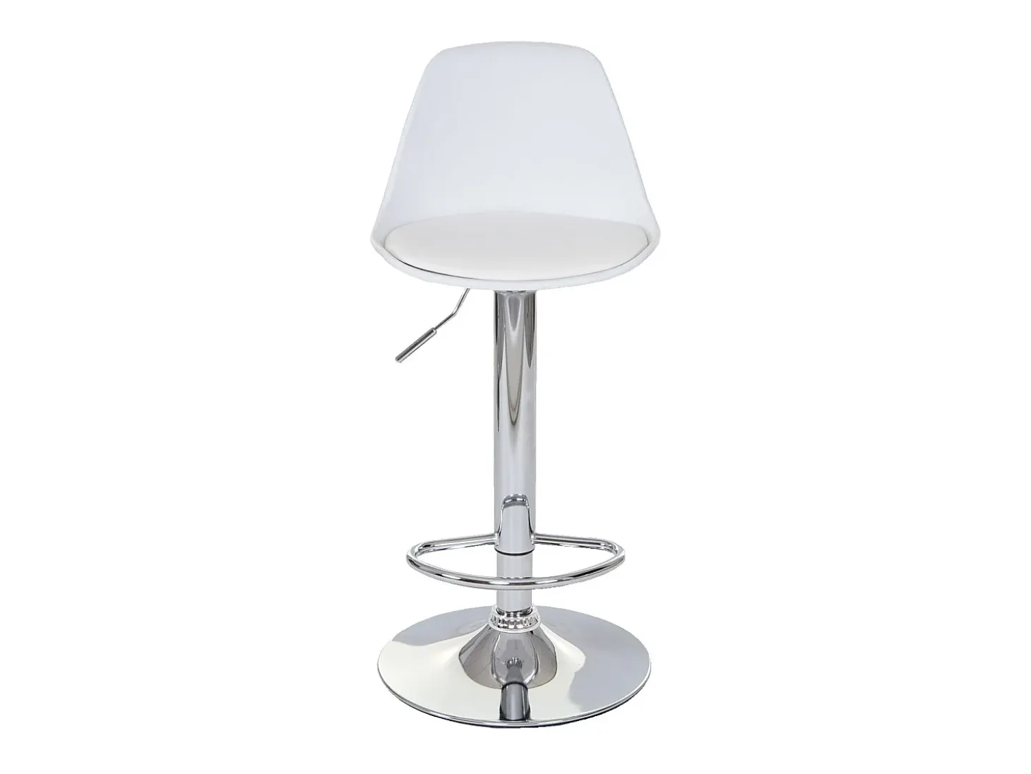 Taburete de bar MCW-B14 (juego de 2), blanco