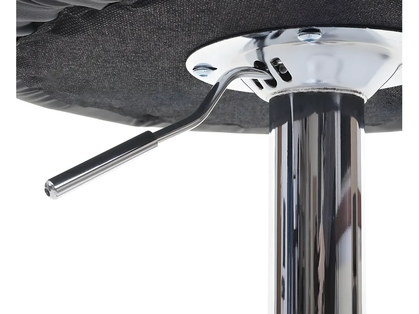 Taburete de bar MCW-F16, gris-negro