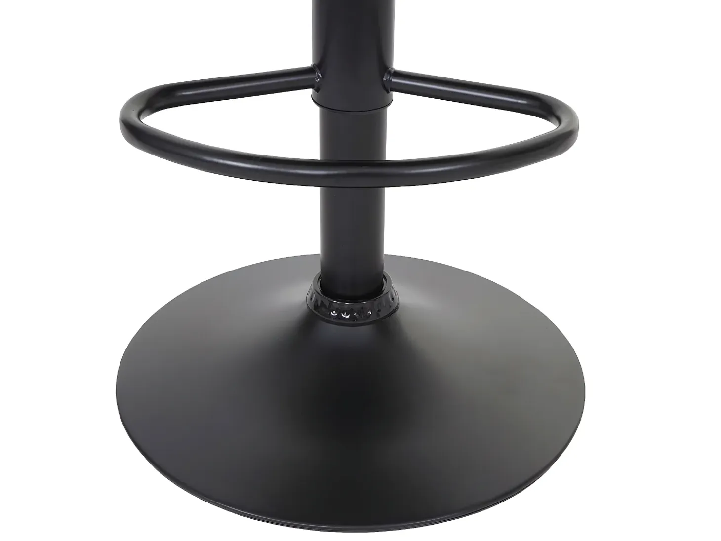 Taburete de bar MCW-G87 (juego de 2), terciopelo azul petróleo, base negra