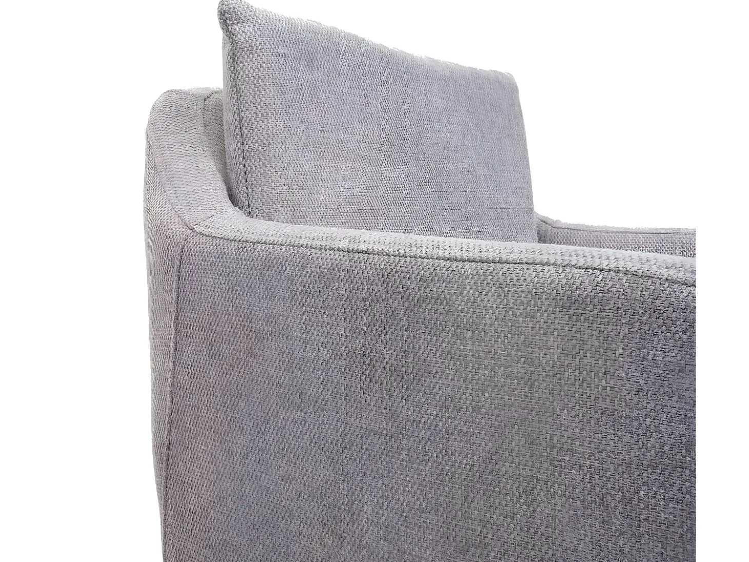 Taburete de bar MCW-H93, tela/textil gris claro