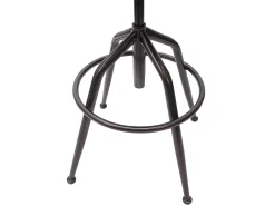Taburete de bar MCW-H10f, gris vintage