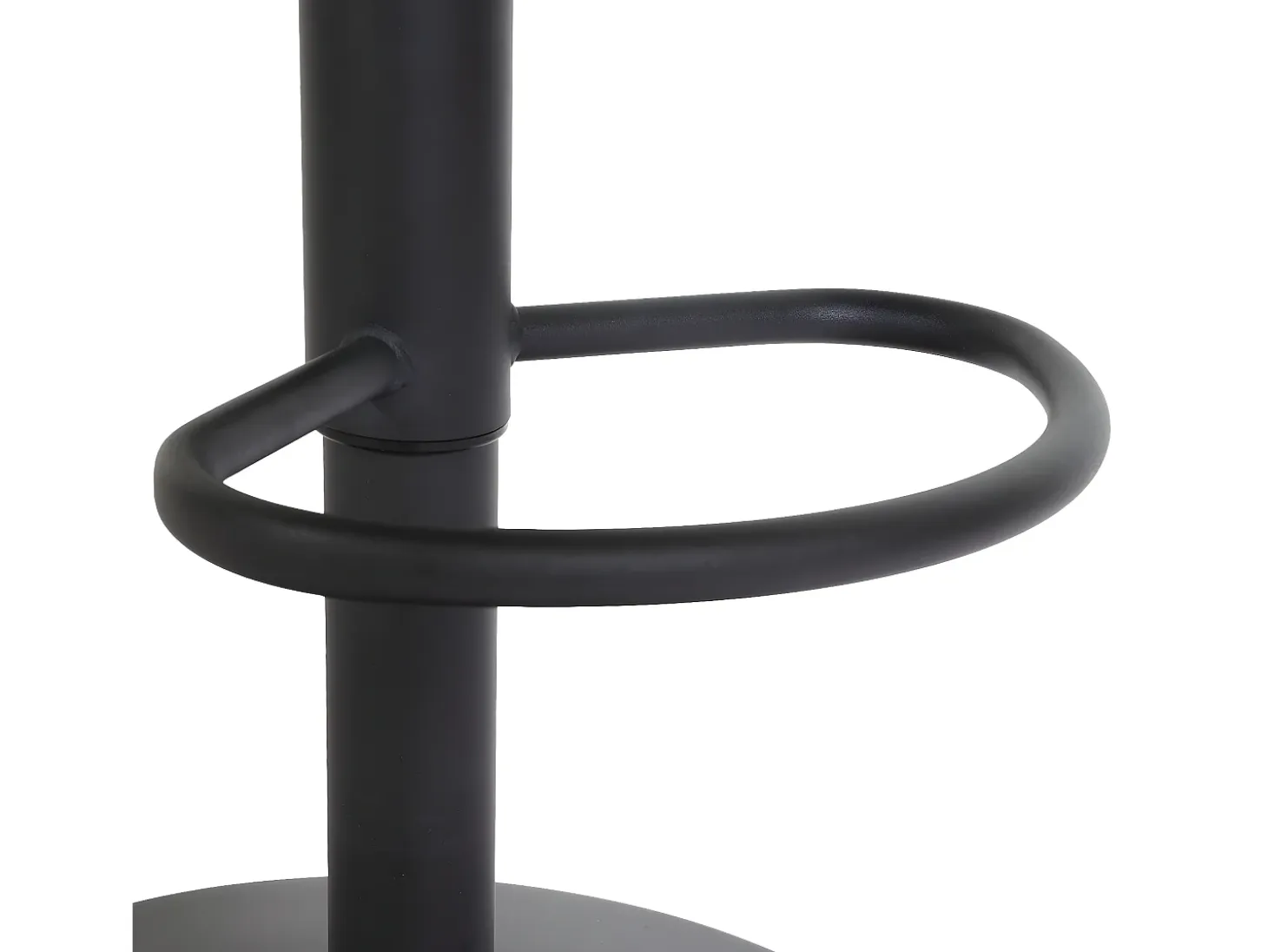 Taburete de bar MCW-M67 (juego de 2), gris oscuro pie negro