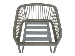 Taburete de bar MCW-O22 (juego de 2), gris claro, cojín gris claro