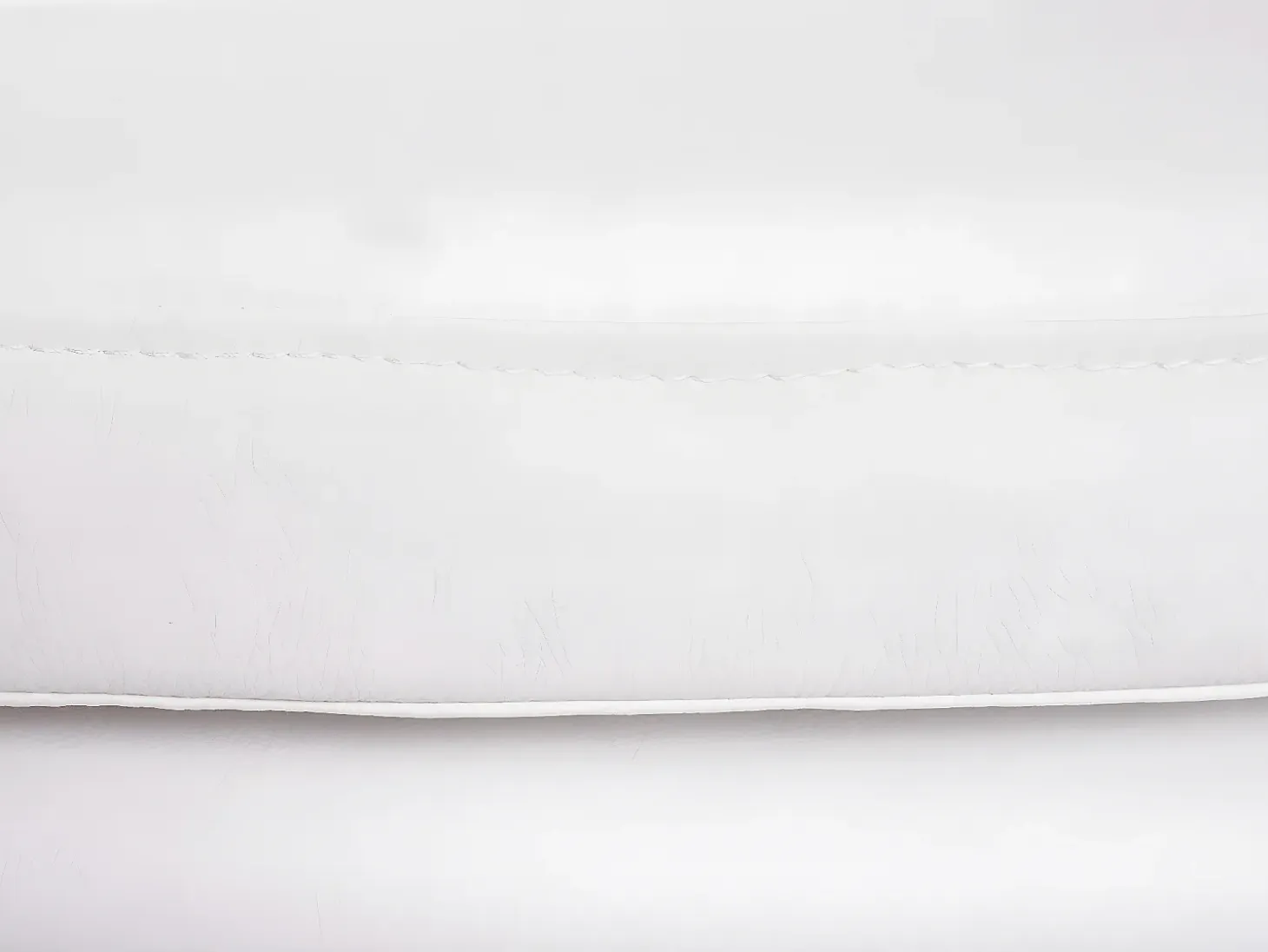 Taburete de bar Vaasa T381 (set de 2), polipiel, blanco