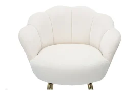 Taburete de bar Vienna color crema 55 x 53 x 110 cm
