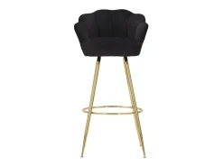 Taburete de bar Vienna negro 55 x 53 x 110 cm