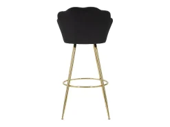 Taburete de bar Vienna negro 55 x 53 x 110 cm