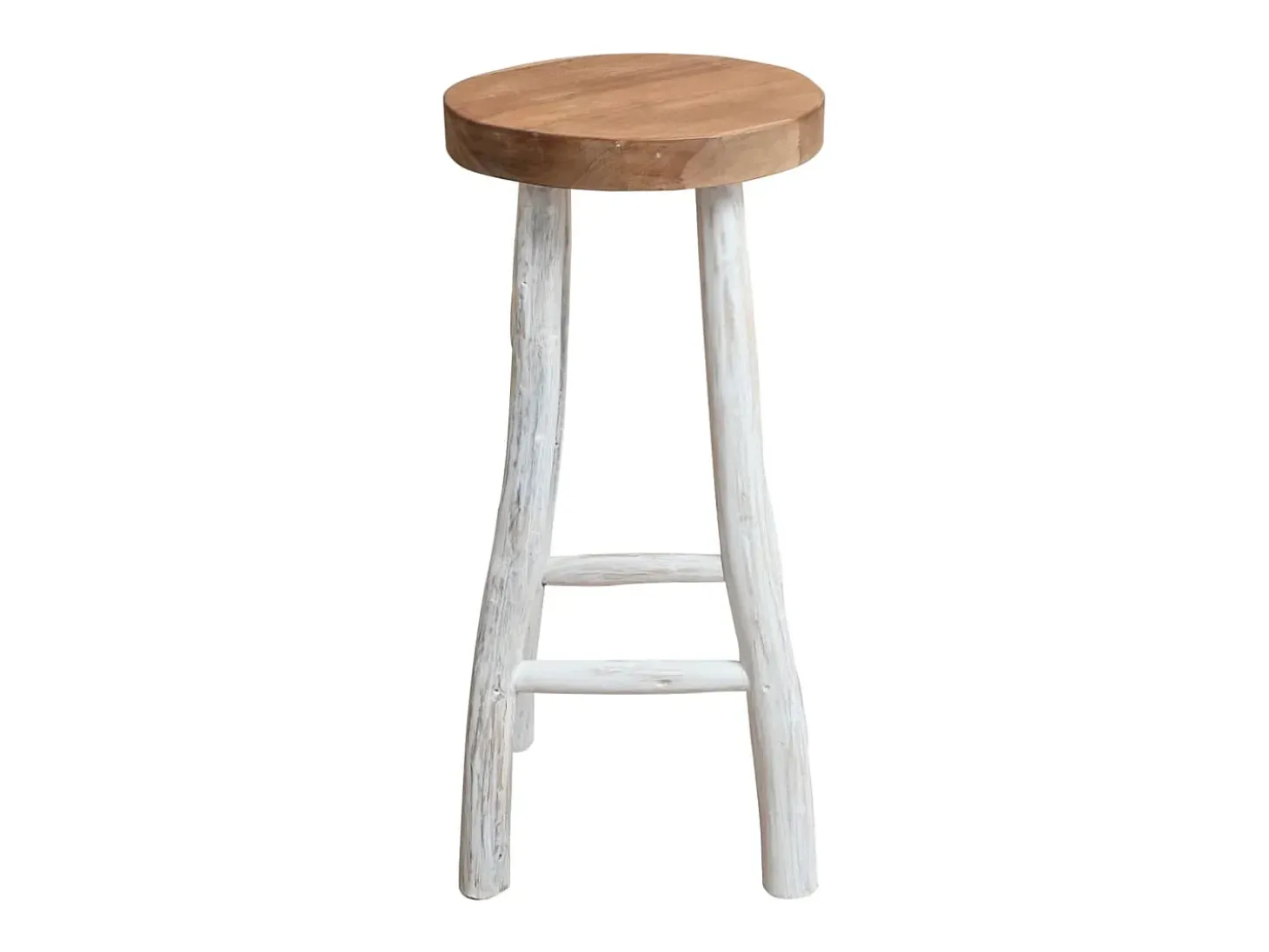 Taburete de cocina de madera de teca