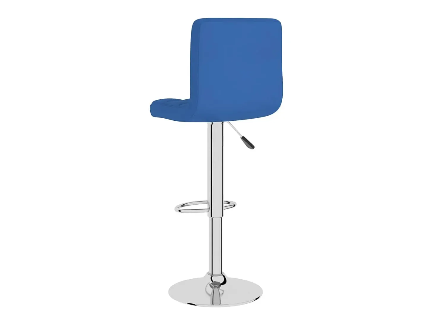 Taburete de cocina de tela azul