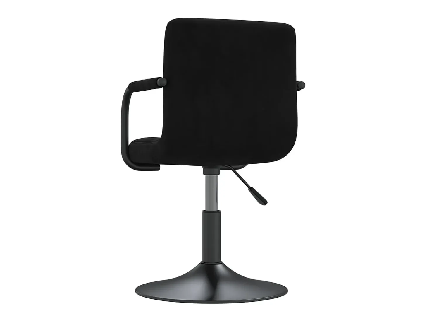 Taburete de cocina de terciopelo negro