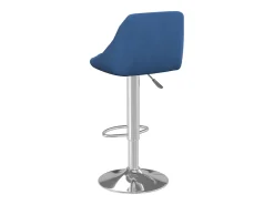 Taburete de cocina de terciopelo azul