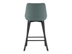 Taburete de tela negro Fox - Juego de 2