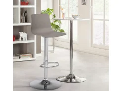 Taburete diseño mate altura regulable cocina bar Grand Soleil Imola Matt - Beige Juta