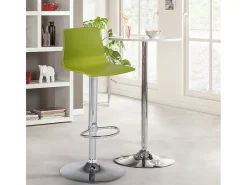 Taburete diseño mate altura regulable cocina bar Grand Soleil Imola Matt - Verde Anís