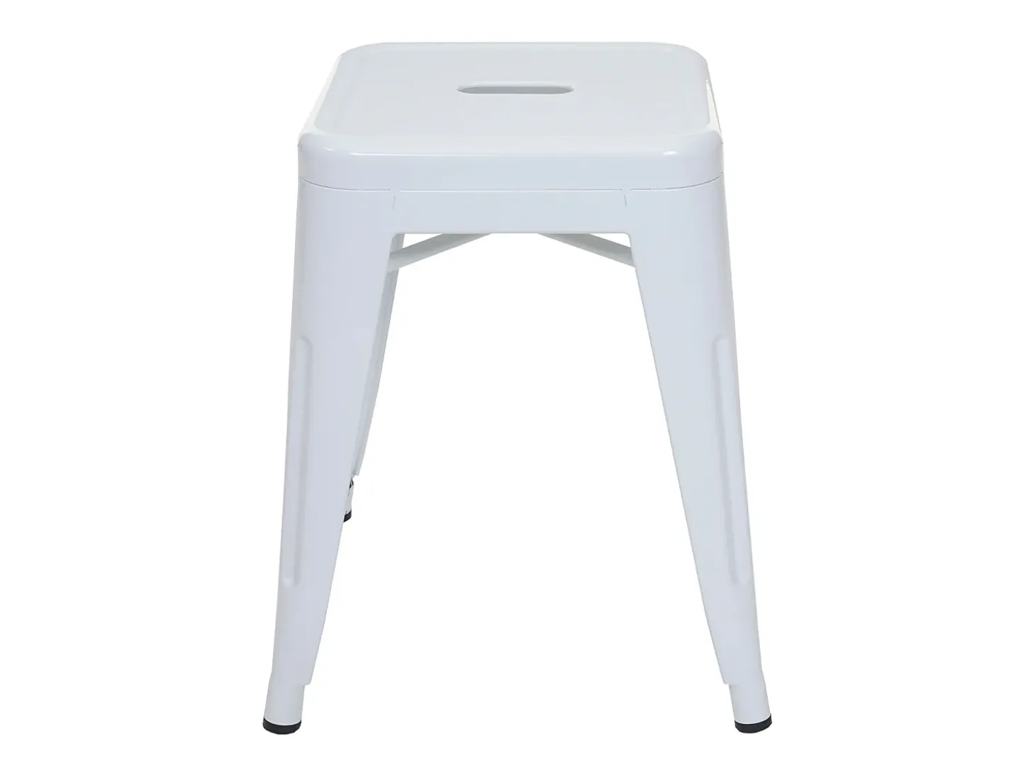 Taburete MCW-A73 (set de 2), blanco