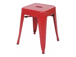 Taburete MCW-A73 (set de 2), rojo