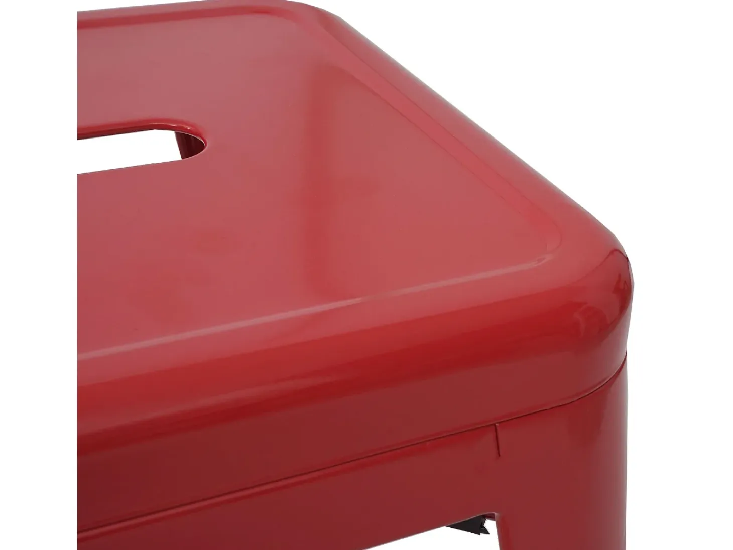 Taburete MCW-A73 (set de 2), rojo