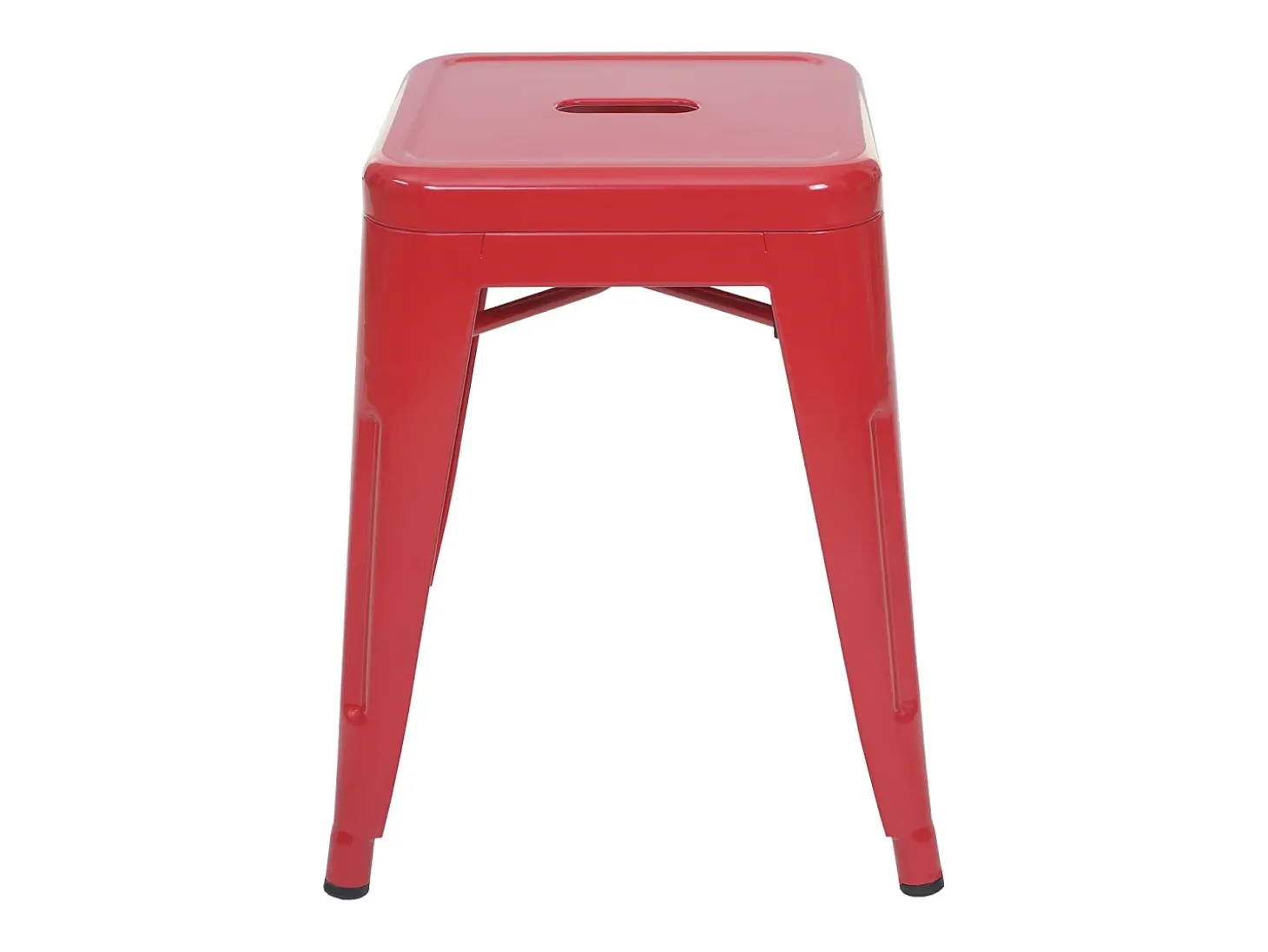 Taburete MCW-A73 (set de 2), rojo