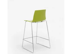 Taburete Para Bar y Cocina 64 cm Grand Soleil Mini Imola De Diseño - Verde Anís