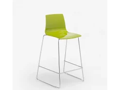 Taburete Para Bar y Cocina 64 cm Grand Soleil Mini Imola De Diseño - Verde Anís