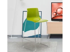 Taburete Para Bar y Cocina 64 cm Grand Soleil Mini Imola De Diseño - Verde Anís