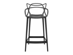Taburete premium Beliano - Interior y exterior-Color Negro-Altura del asiento
