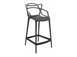 Taburete premium Beliano - Interior y exterior-Color Negro-Altura del asiento
