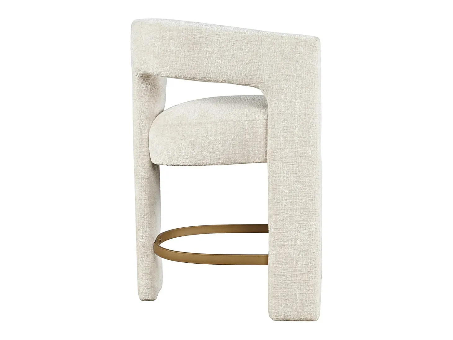 Taburete 61x89x57 cm beige Leith LET71HN