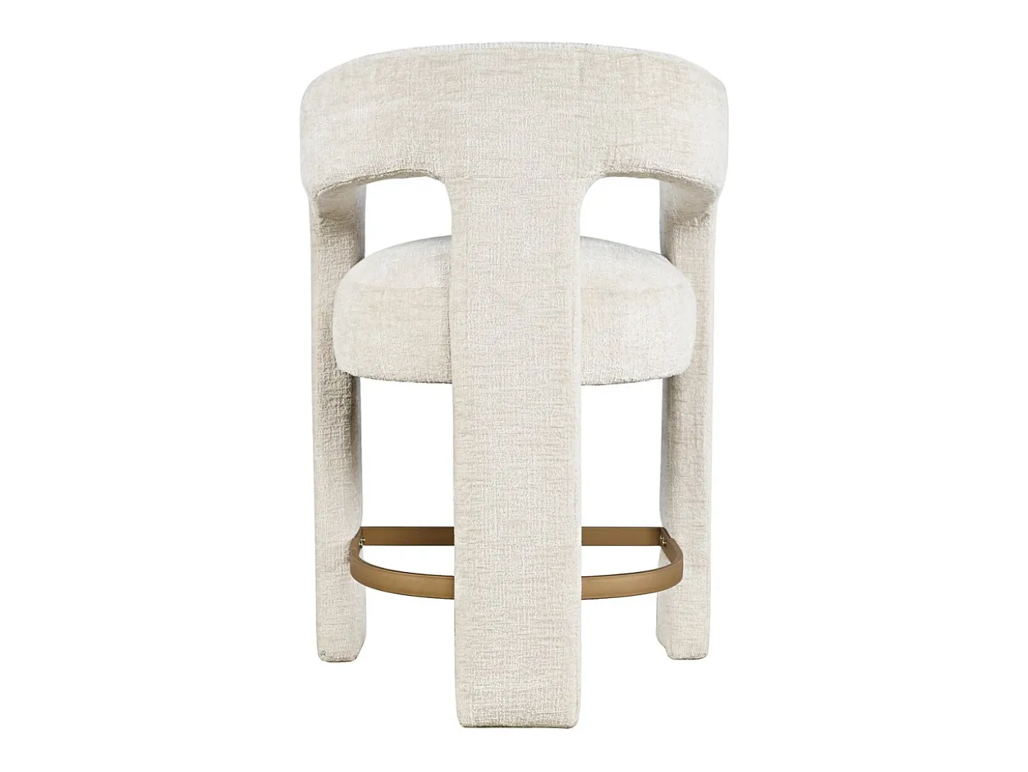 Taburete 61x89x57 cm beige Leith LET71HN