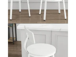 Taburetes de bar blanco 34x55x102 caracas