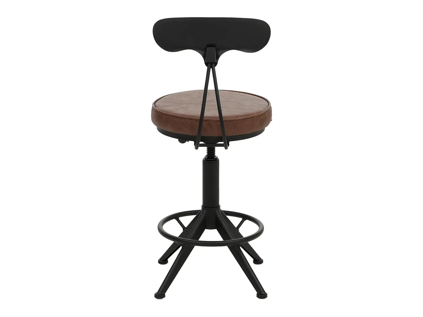Taburetes de bar MCW-O84 (juego de 2), marrón