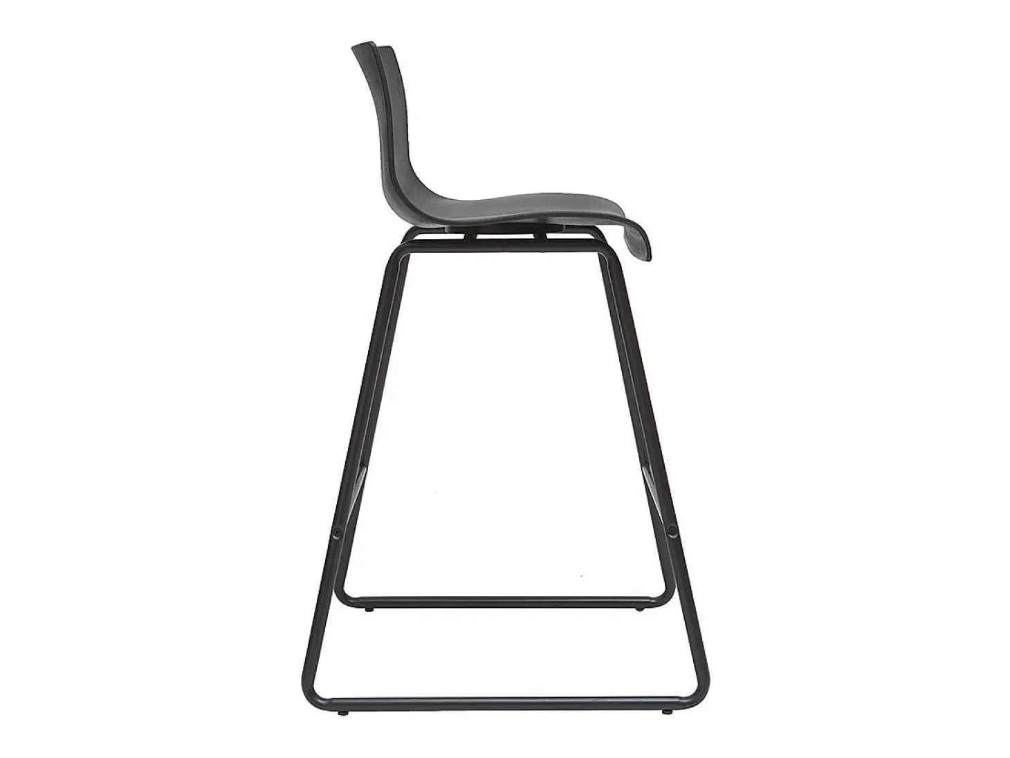 Taburetes de bar modernos negros 65 cm (lote de 2) ONA