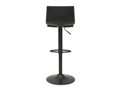 Taburetes de bar regulables en metal negro (lote de 2) ONA
