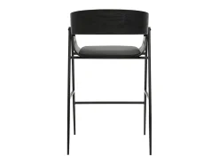 Taburetes de barra de diseño negro (lote de 2) WESS