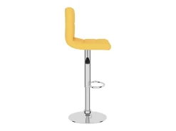 Taburetes de cocina 2 unidades tela amarillo mostaza